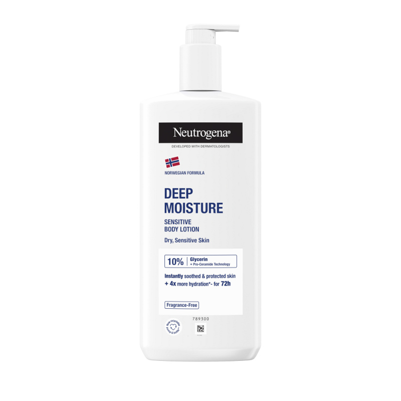 Neutrogena Norská receptura® hloubkově hydratační tělové mléko pro citlivou pokožku 400 ml