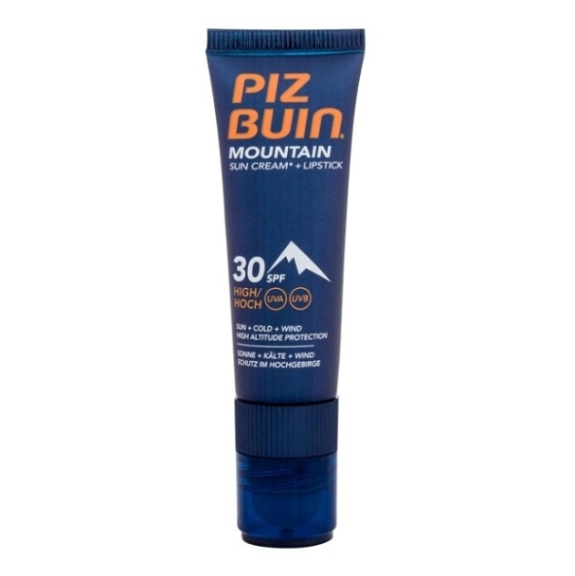 PIZ BUIN Mountain 2v1 opalovací krém a balzám na rty SPF 30