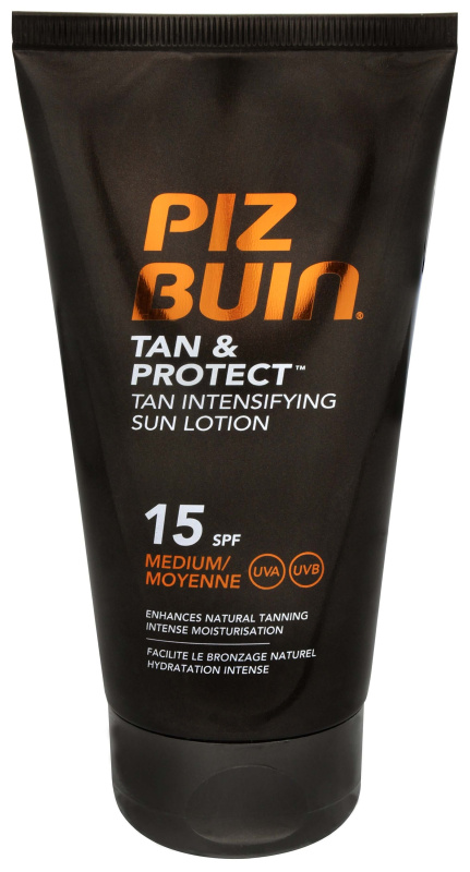 Piz Buin Tan & Protect ochranné mléko urychlující opalování SPF 15 150 ml