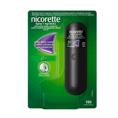 NICORETTE SPRAY 1MG/DÁV Orální sprej, roztok 1X13,2ML