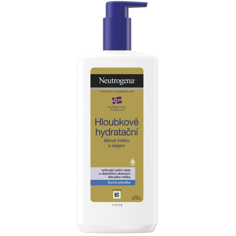 Neutrogena Hloubkově hydratační tělové mléko s olejem pro suchou pokožku