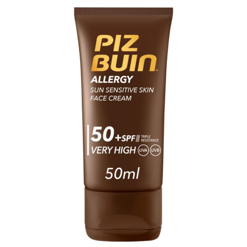 Piz Buin Allergy opalovací krém na obličej SPF 50+ 50 ml