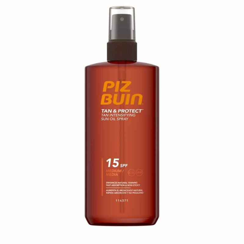 Piz Buin Tan & Protect ochranný olej urychlující opalování SPF 15 150 ml