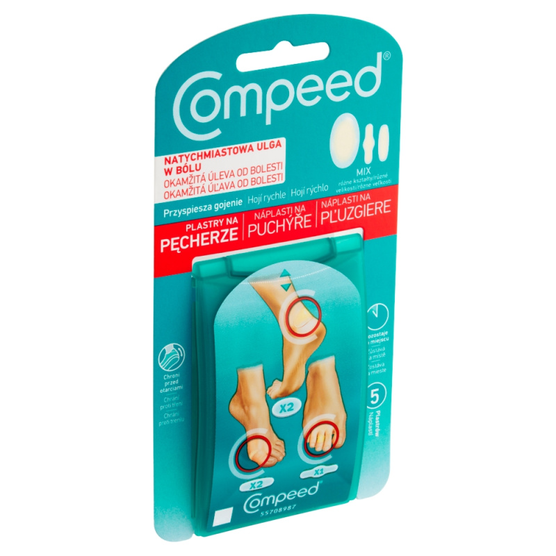 COMPEED náplasti na puchýře mix 5ks