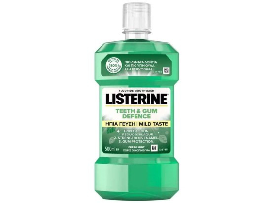 Listerine Teeth & Gum ústní voda Mild Taste 500 ml