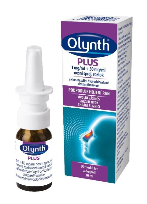 OLYNTH PLUS 1MG/ML+50MG/ML Nosní sprej, roztok 1X10ML