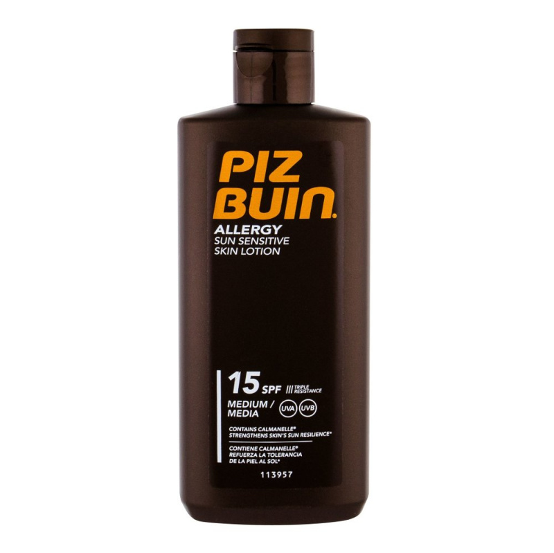Piz Buin Allergy mléko na opalování pro citlivou pokožku SPF 15 200 ml