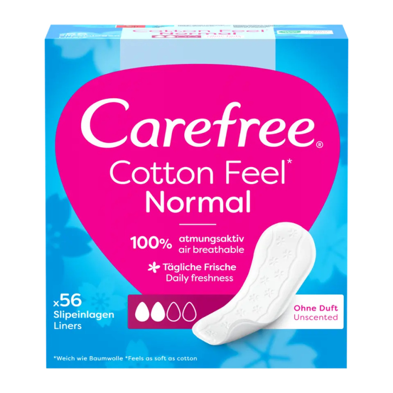 Carefree Cotton slipové vložky 56 ks