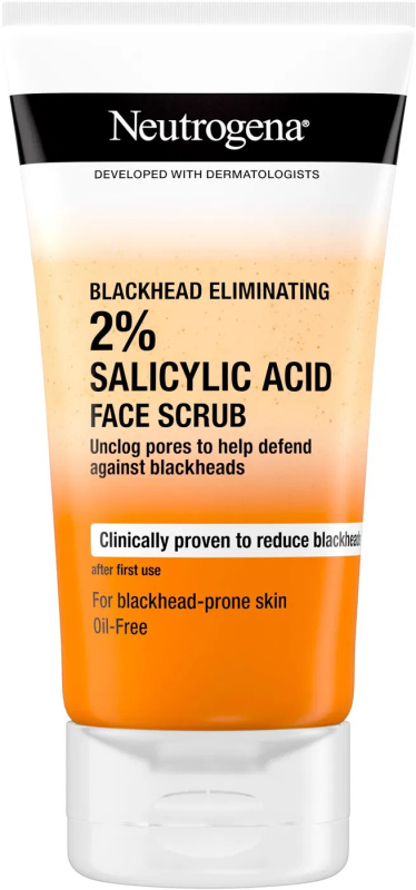 Neutrogena Blackhead Eliminating peeling proti černým tečkám 150 ml