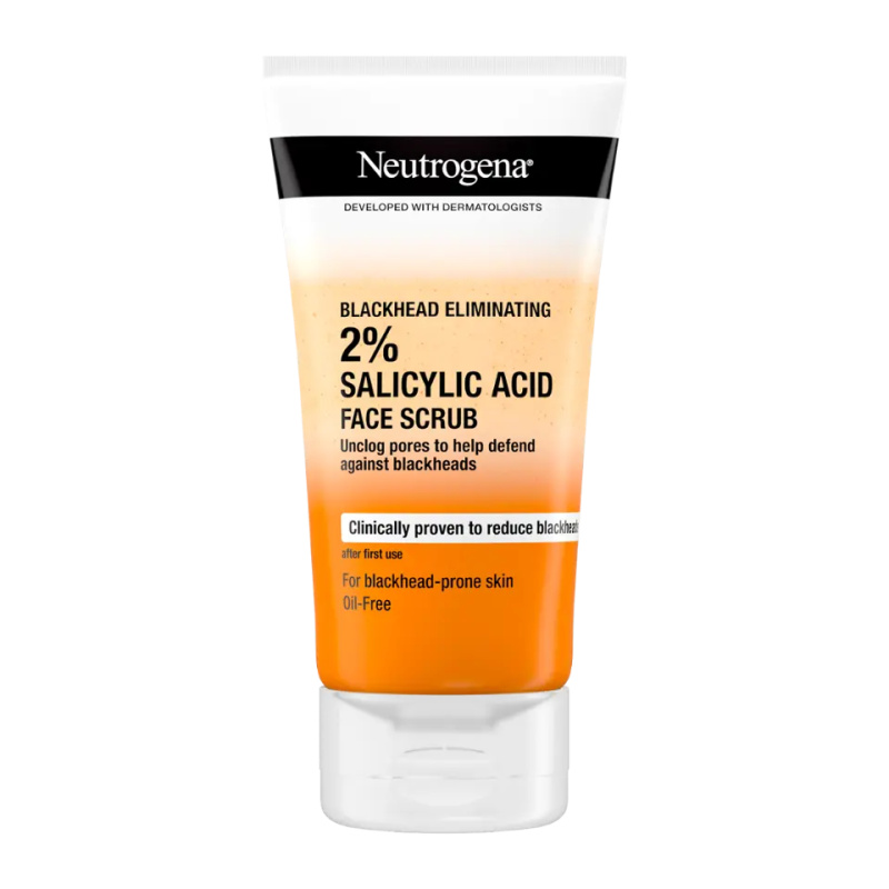 Neutrogena Blackhead Eliminating peeling proti černým tečkám 150 ml