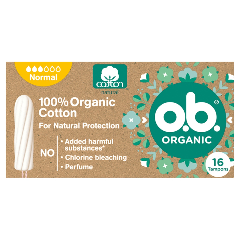 o.b. Organic Normal tampony 16 ks