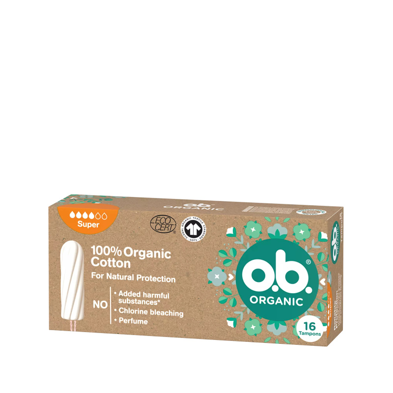 o.b. Organic Super tampony 16 ks