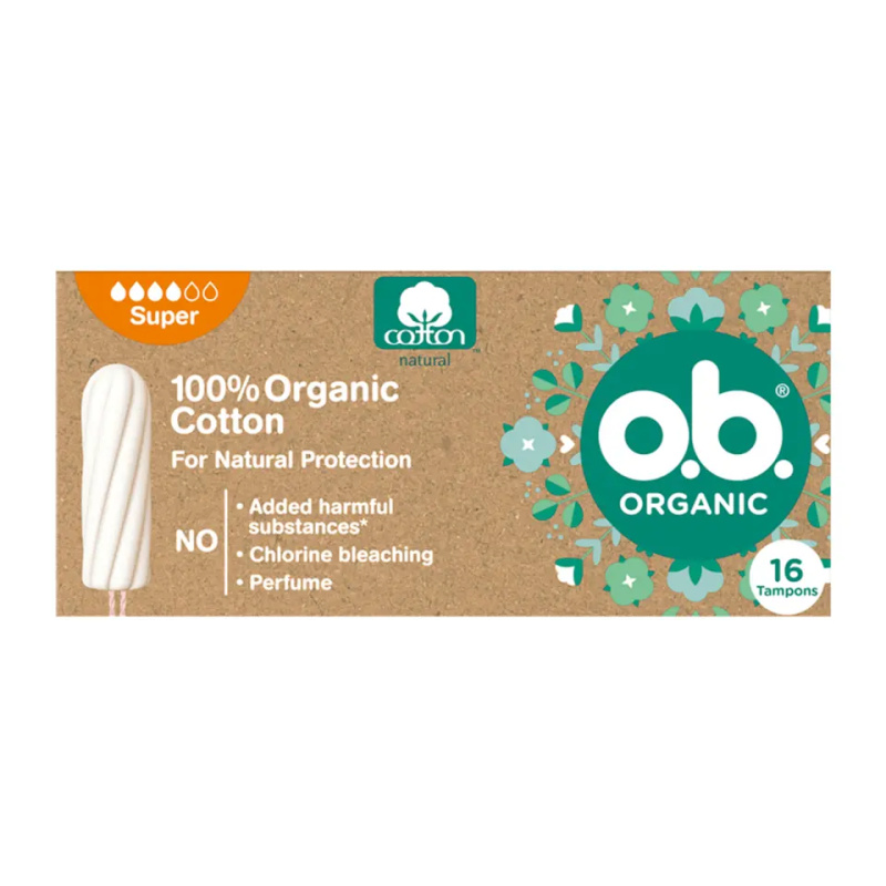 o.b. Organic Super tampony 16 ks