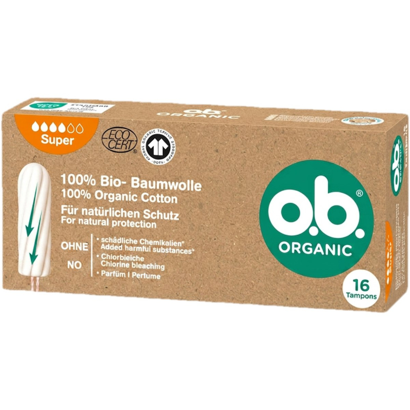 o.b. Organic Super tampony 16 ks