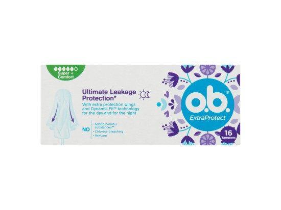o.b. Extra Protect Super+ Comfort tampony 16 ks