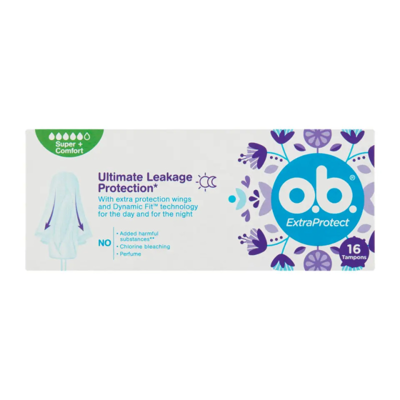 o.b. Extra Protect Super+ Comfort tampony 16 ks