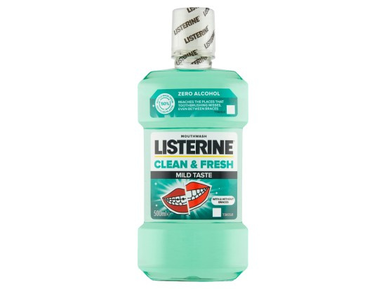 Listerine Clean & Fresh ústní voda proti zubnímu kazu 500 ml