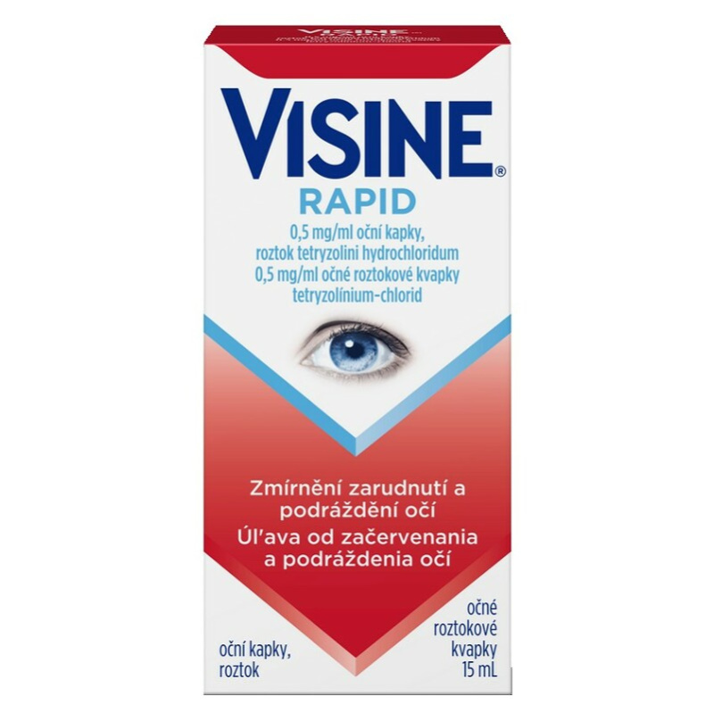 VISINE RAPID 0,5MG/ML Oční kapky, roztok 1X15ML