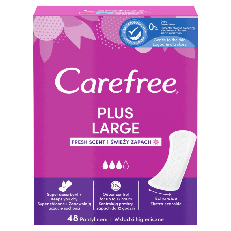 Carefree vl (48ks/kra) Plus Large Fresh