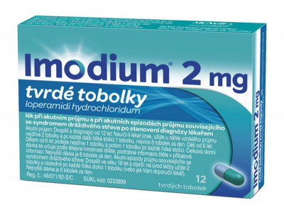 IMODIUM 2MG Tvrdá tobolka 12