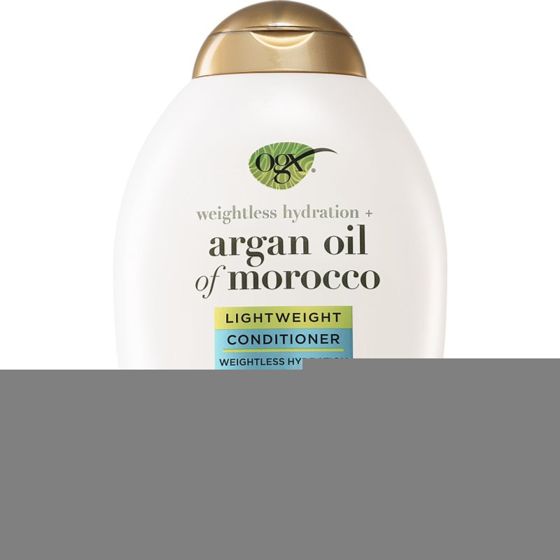 OGX Argan Oil Of Morocco Lightweight Conditioner lehký kondicionér pro hydrataci a lesk 385 ml