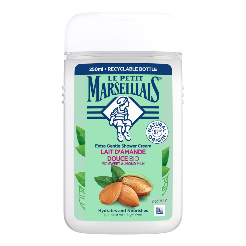 Le Petit Marseillais Sweet Almond Milk BIO krémový sprchový gel 250 ml