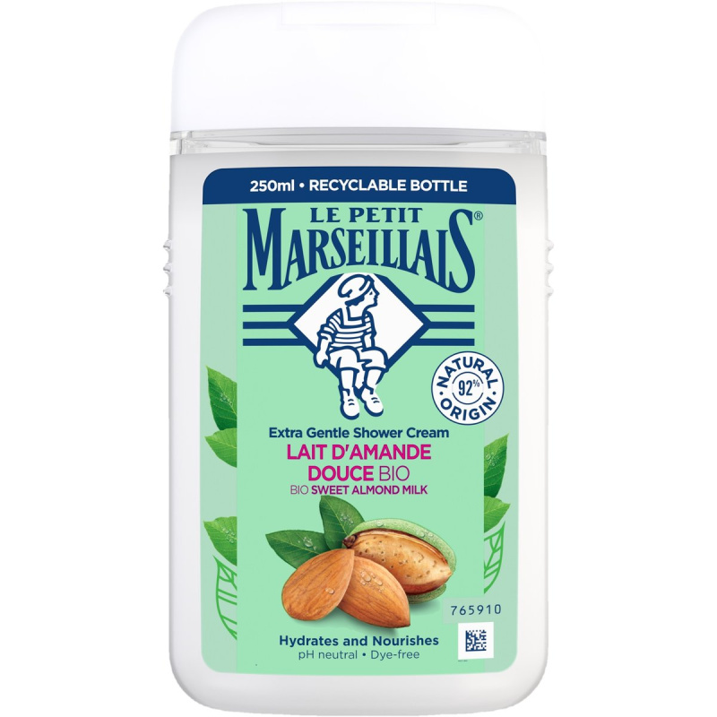 Le Petit Marseillais Sweet Almond Milk BIO krémový sprchový gel 250 ml
