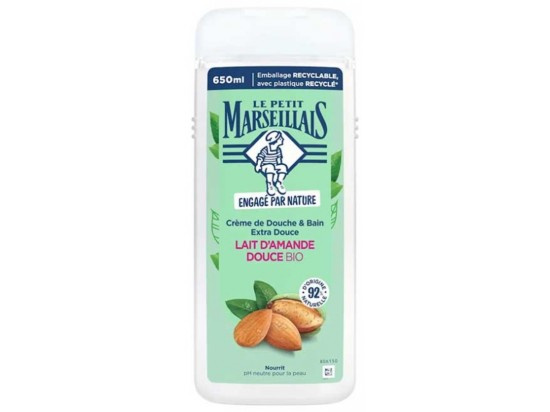 Le Petit Marseillais sprchový gel Sweet Almond Milk 650 ml
