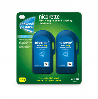 Nicorette mint 4mg pas.cmp.4x20