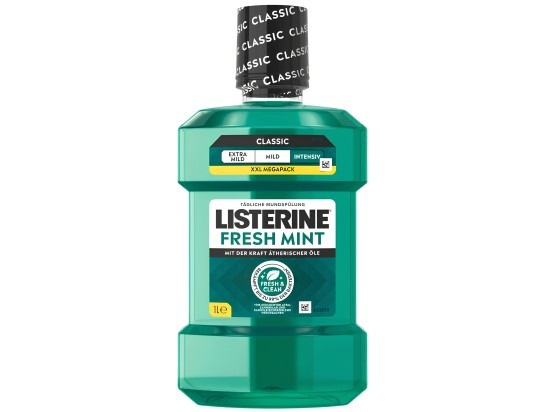 LISTERINE ÚSTNÍ VODA FRESH MINT ANTIbakteriální 1000 ML