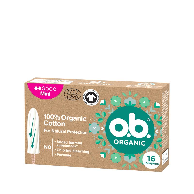 o.b. Organic Mini tampony 16 ks
