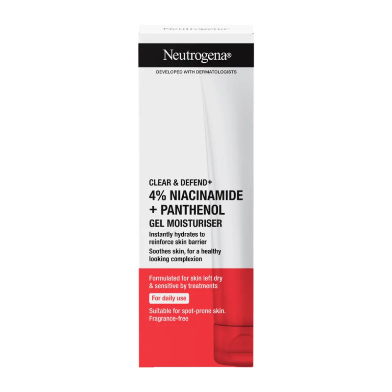 Neutrogena Clear & Defend+ hydratační gel 50 ml