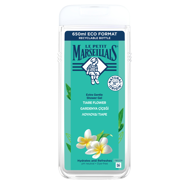 Le Petit Marseillais Tiaré Flower jemný sprchový gel 650 ml