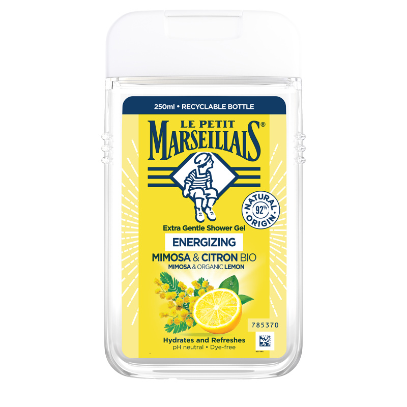 Le Petit Marseillais Mimosa & Organic Lemon jemný sprchový gel 250 ml