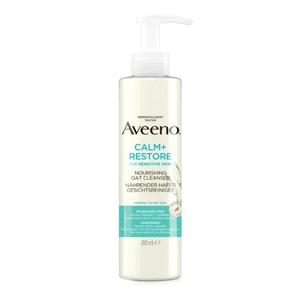 Aveeno Calm + Restore čisticí pleťový gel pro citlivou pleť 200 ml