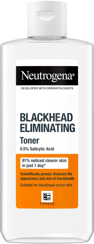 Neutrogena Blackhead Eliminating čisticí tonikum proti černým tečkám 200 ml