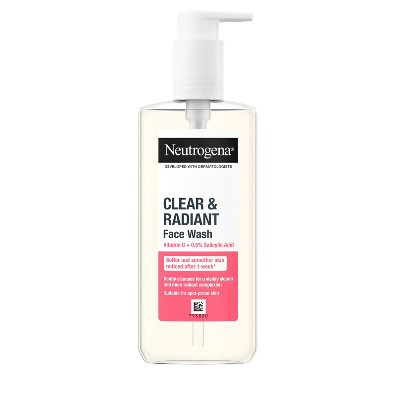 Neutrogena Clear & Radiant čisticí gel 200 ml