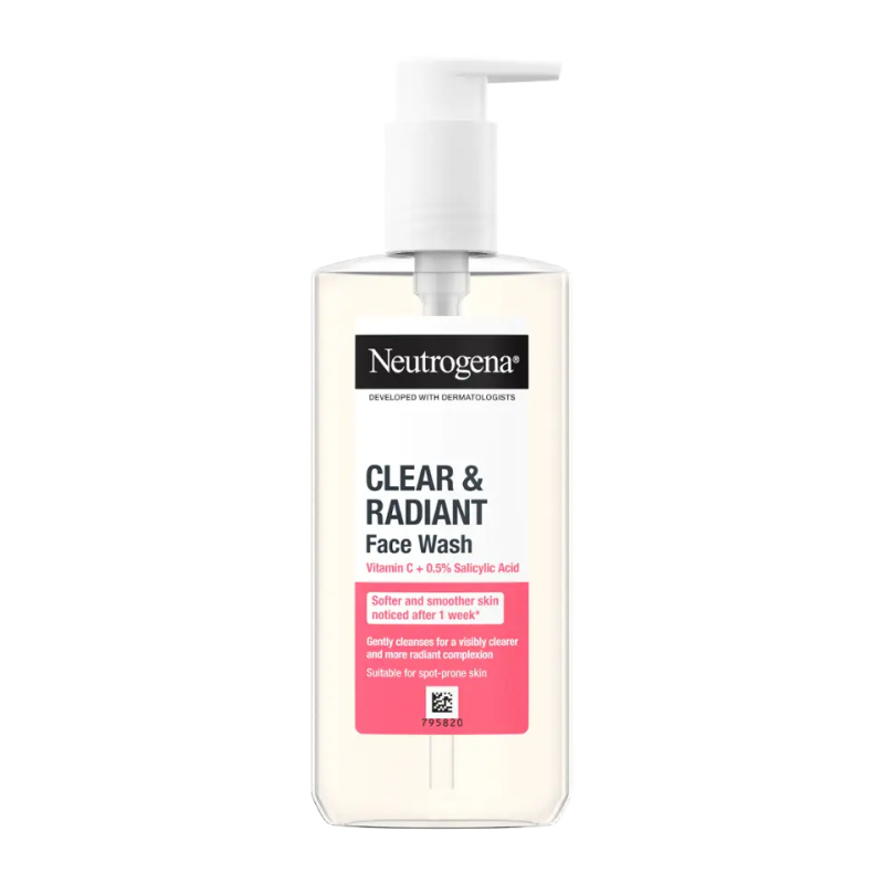 Neutrogena Clear & Radiant čisticí gel 200 ml