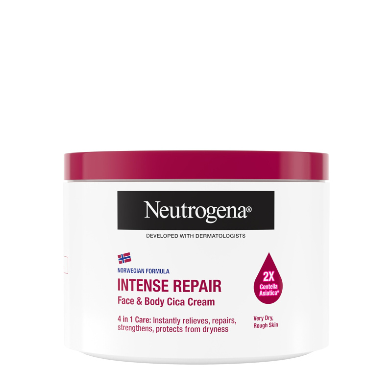 Neutrogena Intense Repair Cica pečující tělový krém pro suchou pokožku 400 ml