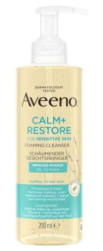 Aveeno Calm + Restore čisticí pěna na obličej 200 ml