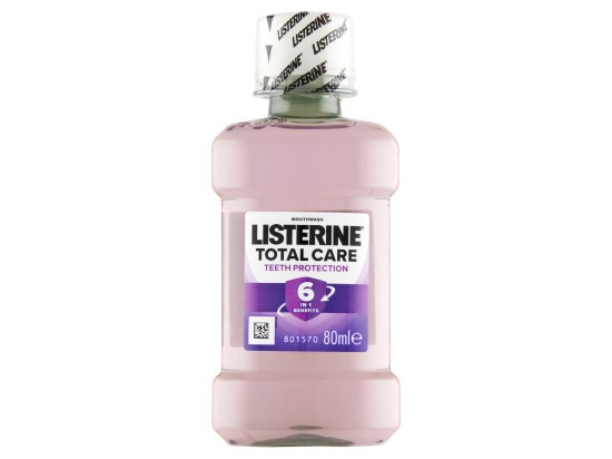 Listerine Total Care Teeth Protection ústní voda pro kompletní ochranu zubů 6 v 1 80 ml