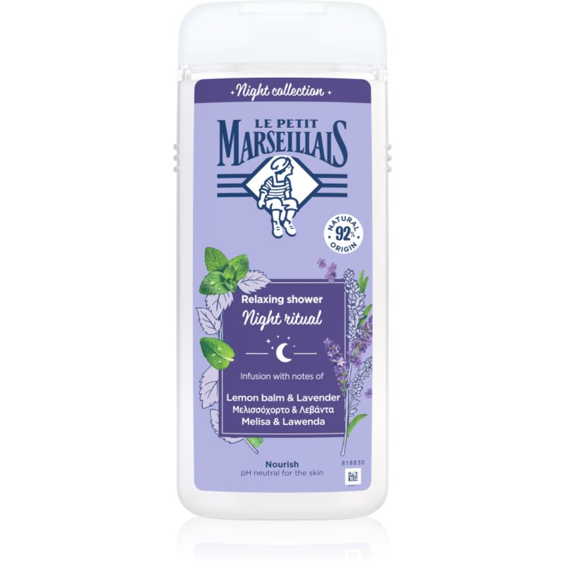 Le Petit Marseillais Night Collection Meduňka & Levandule relaxační sprchový gel 650 ml