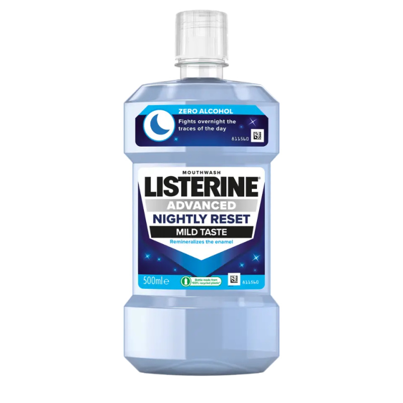 Listerine Advanced Nightly Reset remineralizující ústní voda 500 ml