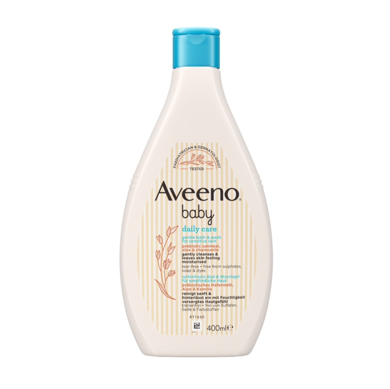AVEENO Baby daily care jemná koupel & mycí gel 400 ml
