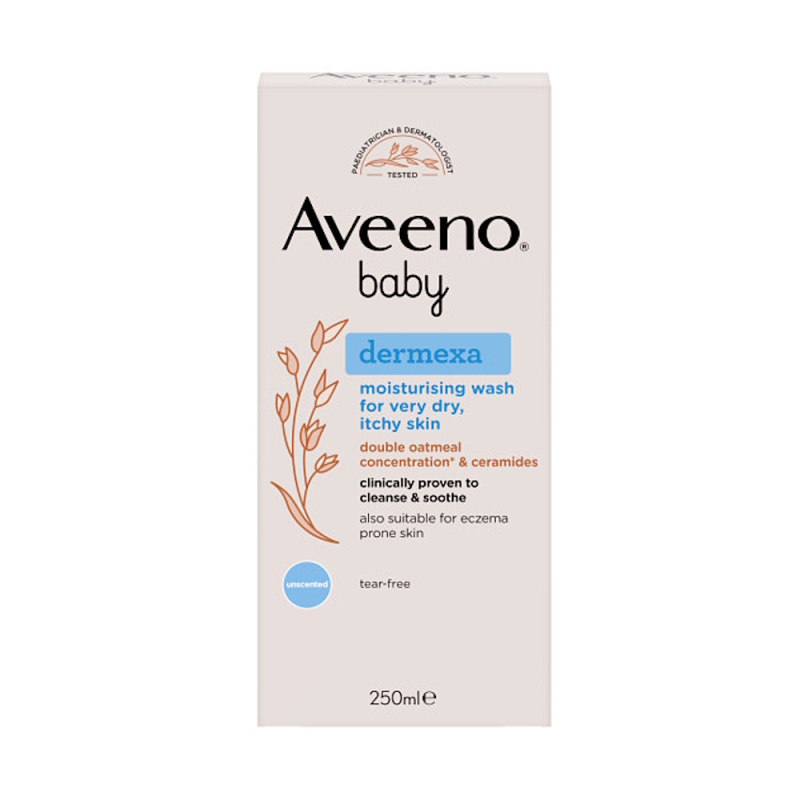 AVEENO Baby dermexa hydratační mycí gel 250 ml