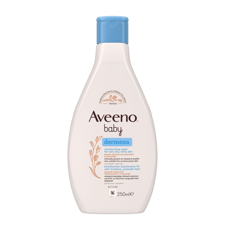 AVEENO Baby dermexa hydratační mycí gel 250 ml