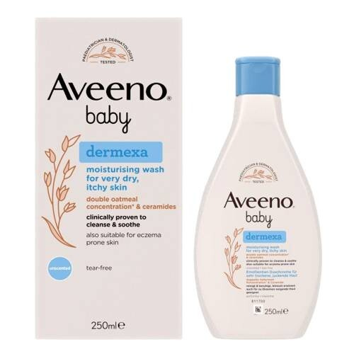 AVEENO Baby dermexa hydratační mycí gel 250 ml