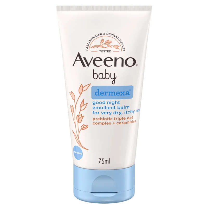 AVEENO Baby dermexa emolienční balzám na dobrou noc 75 ml