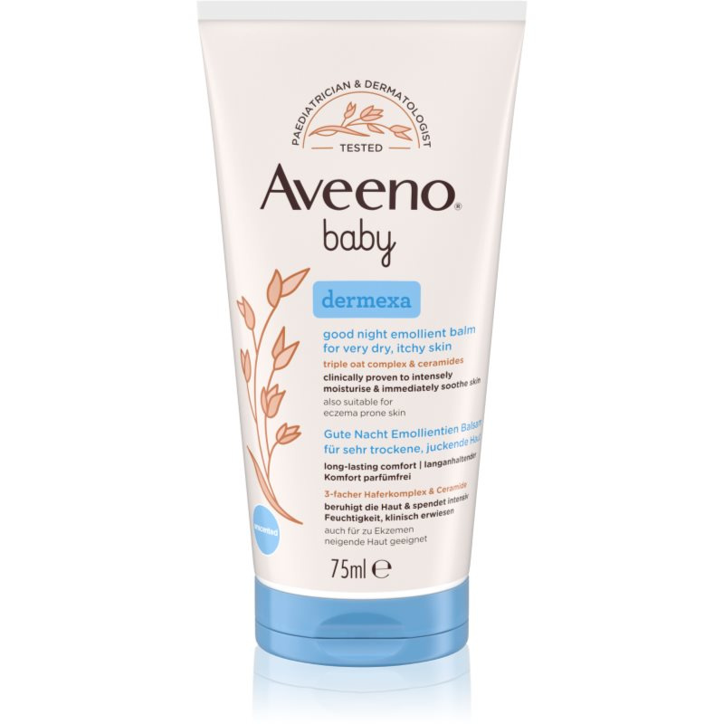 AVEENO Baby dermexa emolienční balzám na dobrou noc 75 ml
