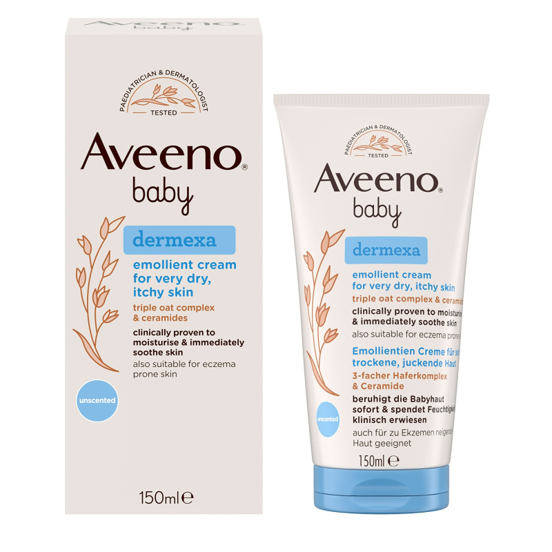 AVEENO Baby dermexa emolienční krém 150 ml